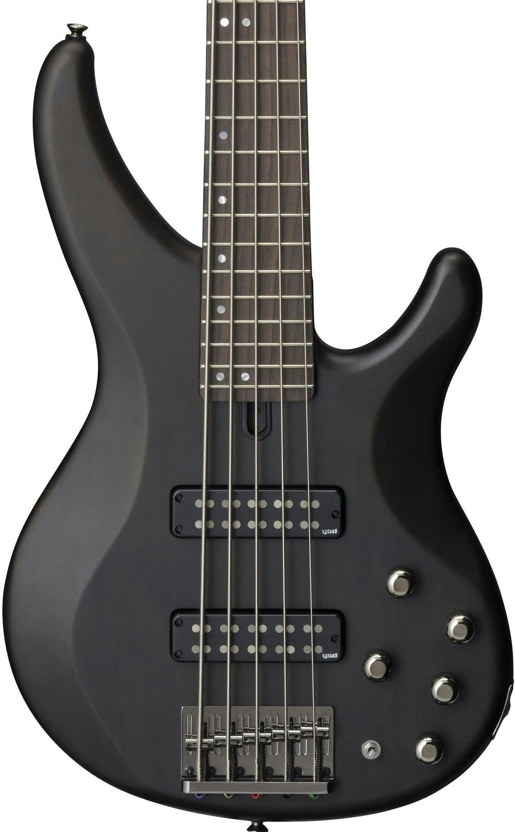 Yamaha TRBX505 5 String Bass Guitar Translucent Black in stock