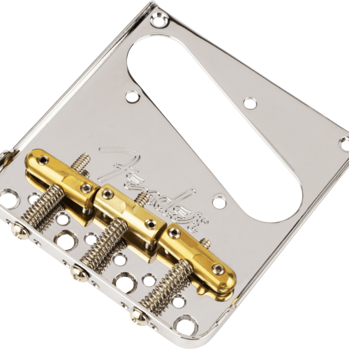 Fender 3 Saddle Top Loading String-Through Tele Bridge in stock