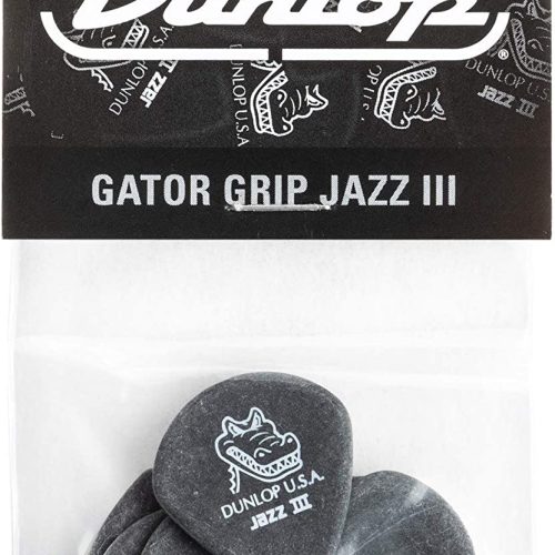 Dunlop Gator Grip Jazz III 1.40mm - Player Pack 6 in stock