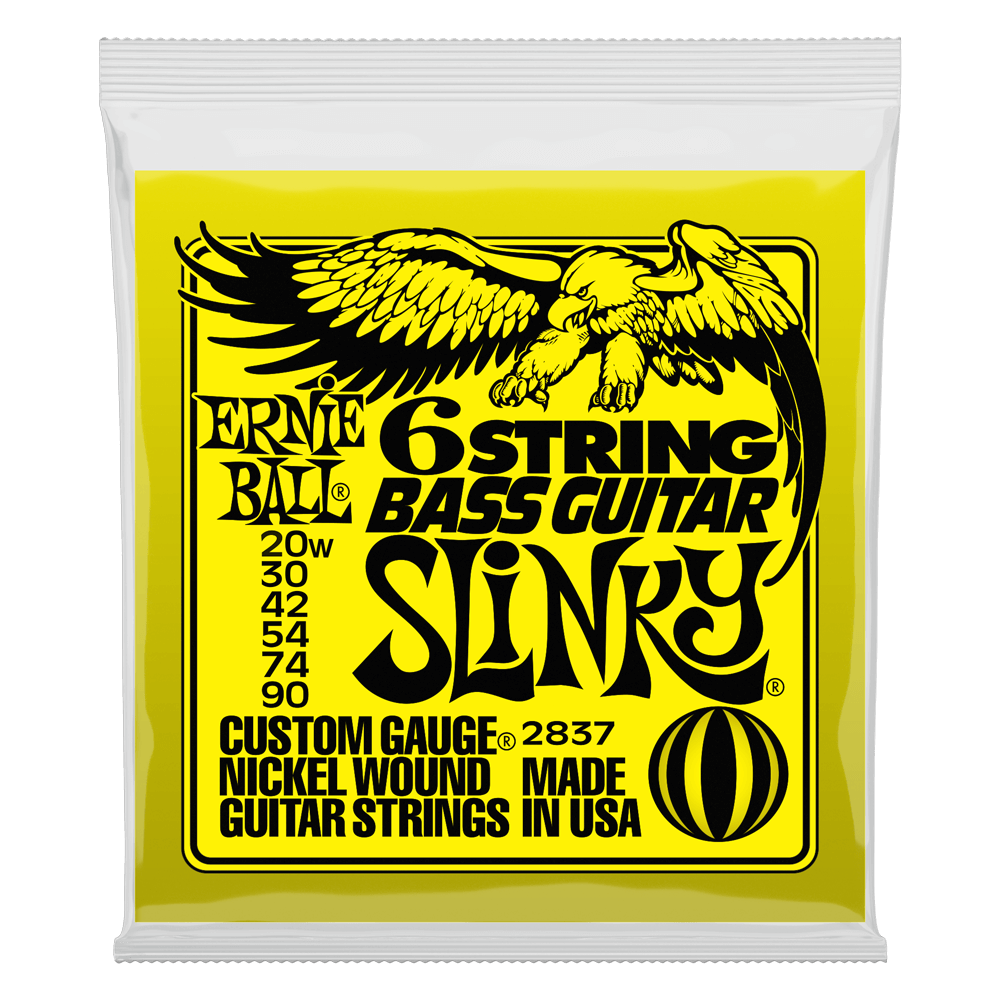 Ernie Ball Baritone Slinky 6 String Set - 20-90 in stock