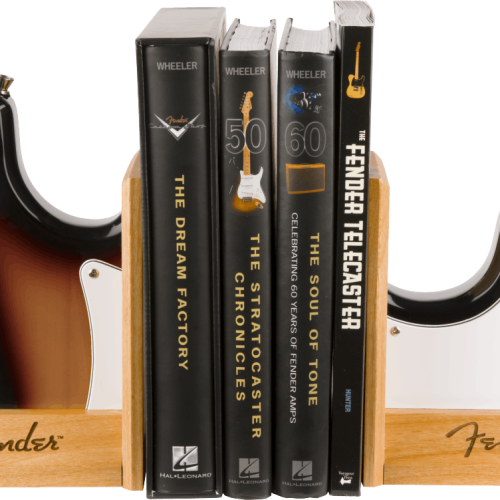 Fender Strat Body Bookends in Sunburst in stock