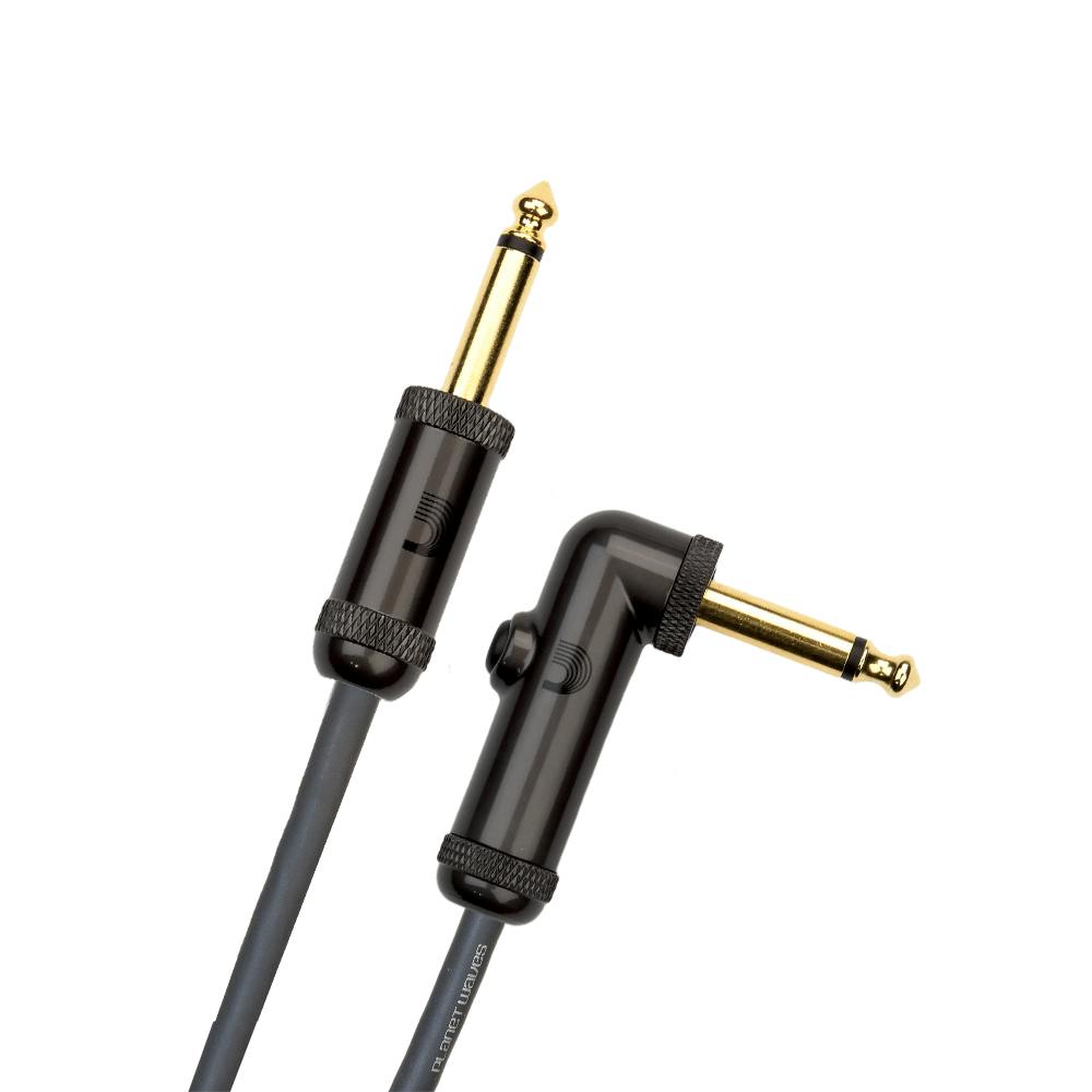D'Addario Circuit Breaker 6.3mm Instrument Cable - Jack to Right Angle Jack - 20ft in stock