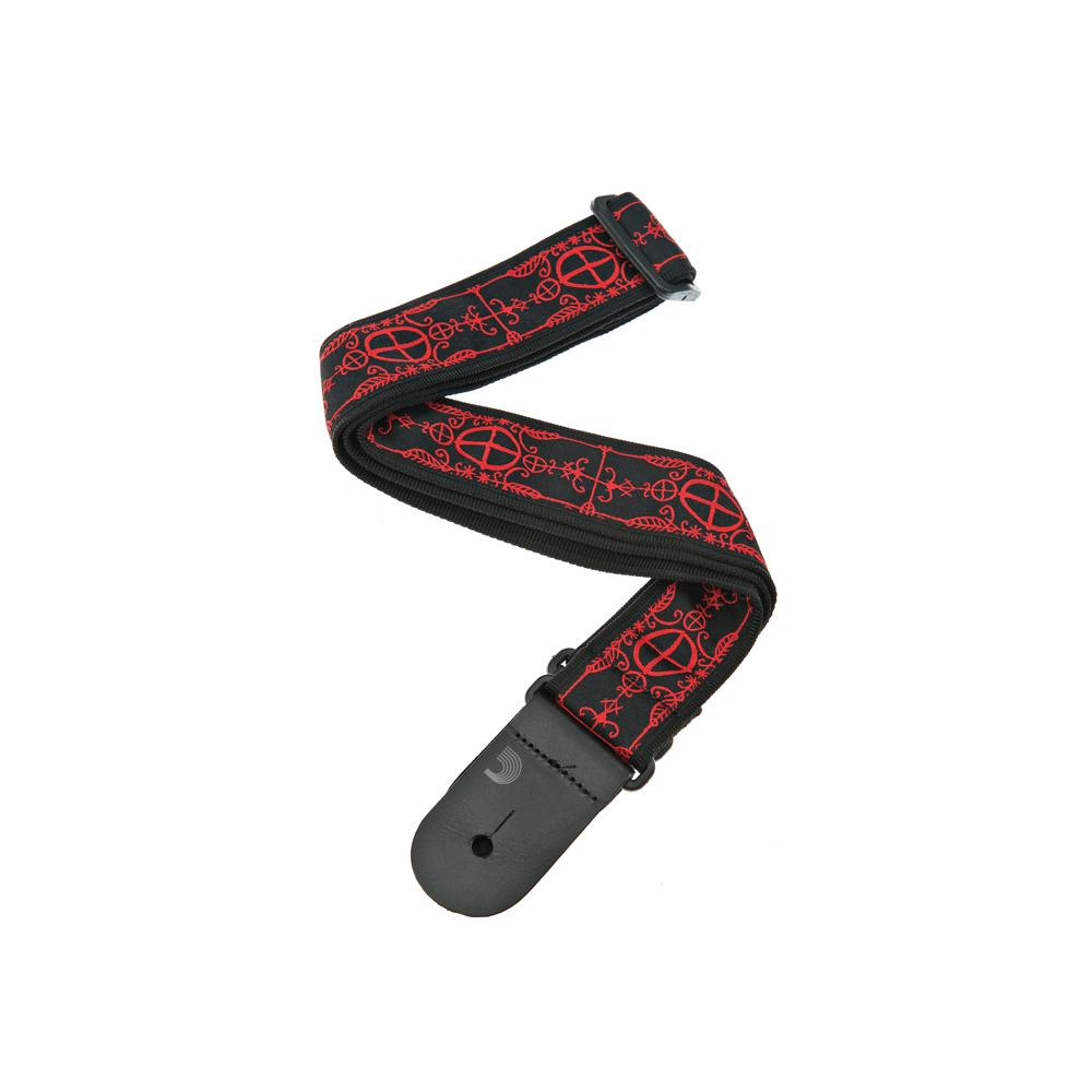 D'Addario 50mm Nylon Guitar Strap - Voodoo in stock