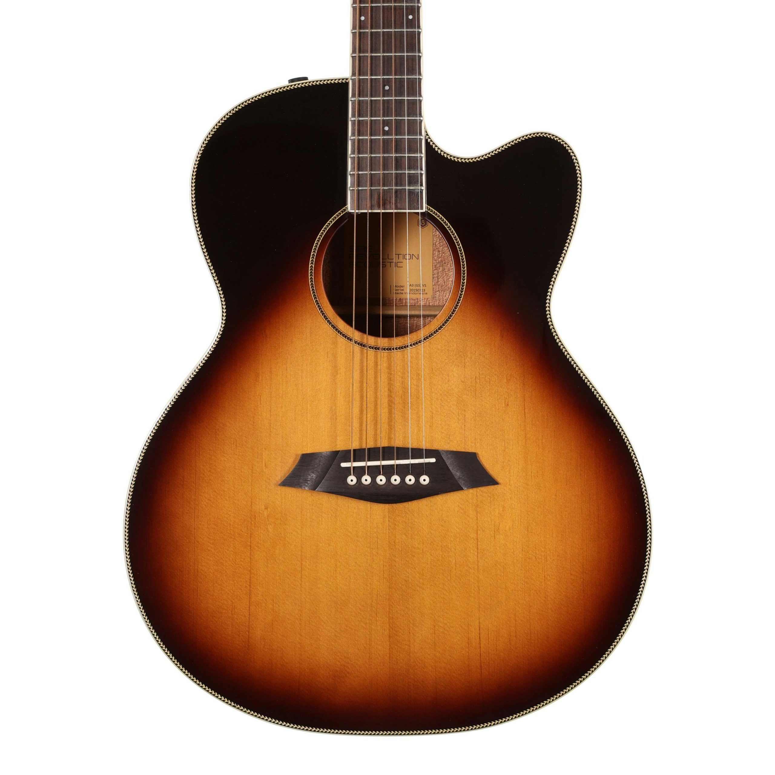 Sire Larry Carlton A3 Grand Auditorium Electro Acoustic in Vintage Sunburst in stock - Image 1