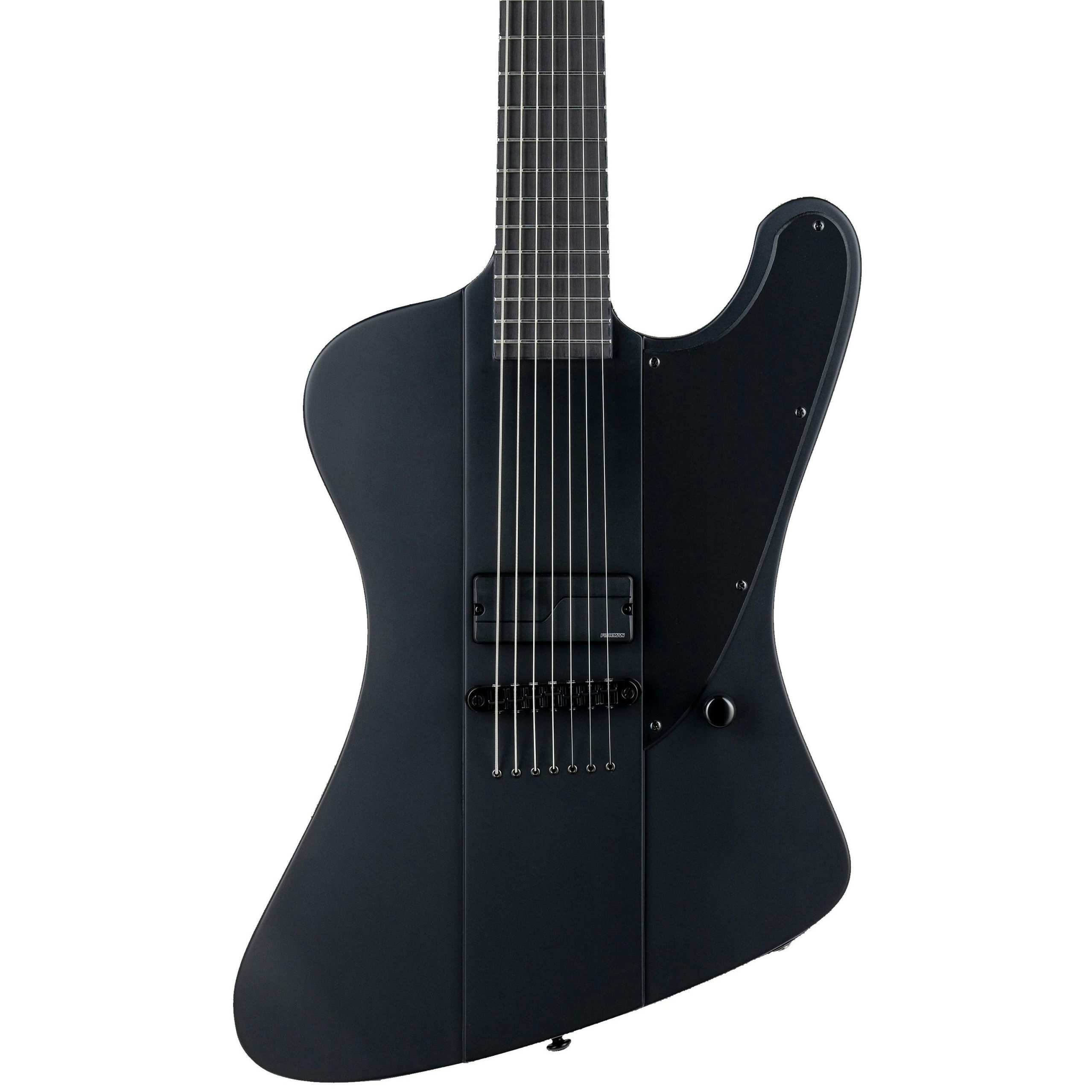 ESP LTD Phoenix-7 Baritone Electric Guitar in Black Metal in stock