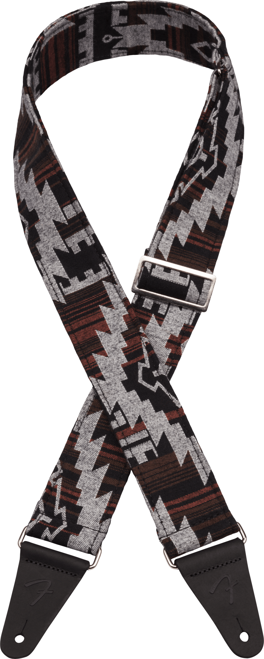 Fender 2in Zion Strap Black Aztec in stock