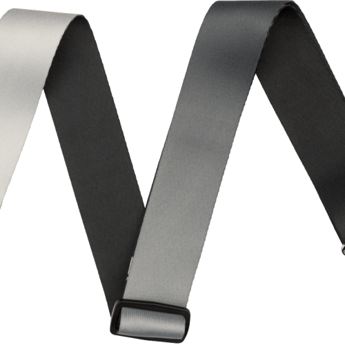 Fender 2in Ombre Strap Silver Smoke in stock