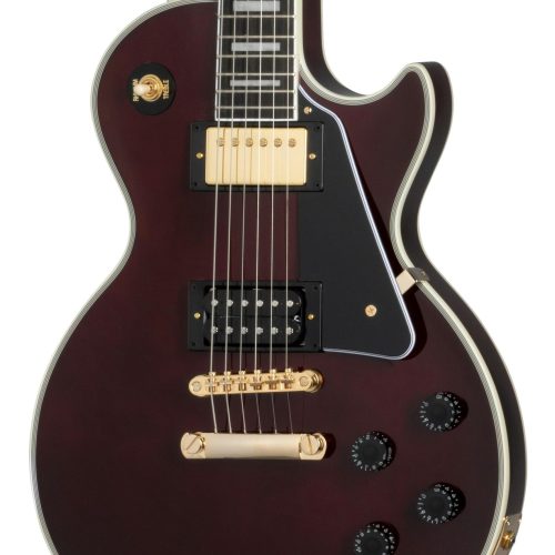 Epiphone Jerry Cantrell "Wino" Les Paul Custom Electric Guitar in Dark Wine Red in stock