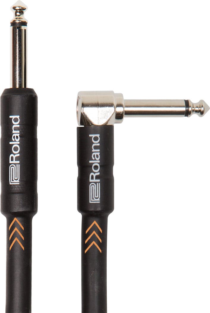 ROLAND RIC-B10A 10FT / 3M INSTRUMENT CABLE, ANGLED/STRAIGHT 1/4 JACK in stock
