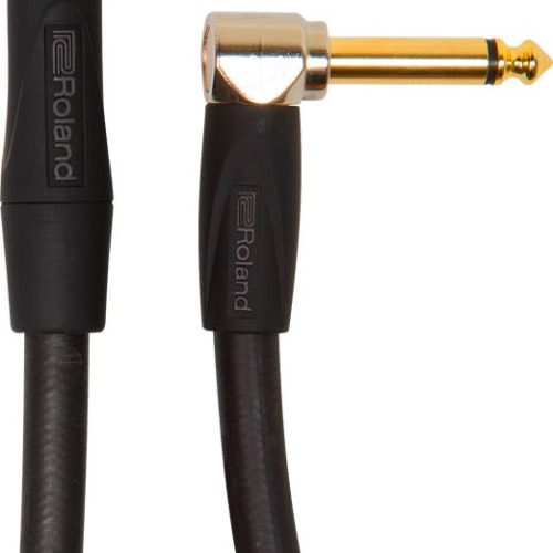Roland RIC-G15A 15FT / 4.5M Instrument Cable, Angled/Straight 1/4 Jack in stock