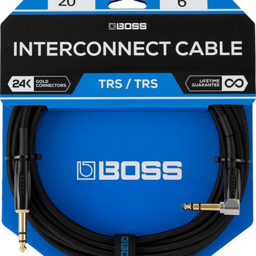 Boss BCC-20-TRA 20ft Interconnect Cable TRS/TRS in stock