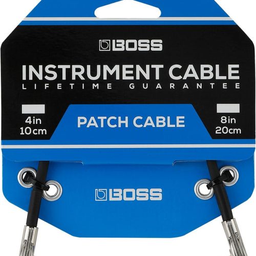 Boss BPC-4-3 4" Patch Cable with Slimline Pancake Plugs in stock