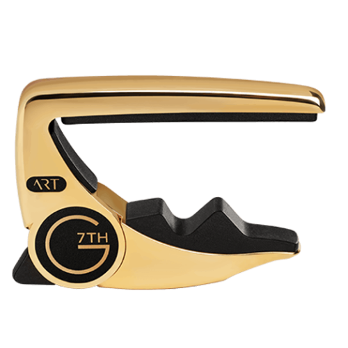 G7th Performance Art 3 Steel String Guitar Capo in Gold in stock