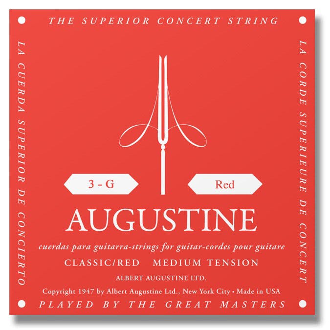 Augustine Red MT Single G or 3rd String in stock