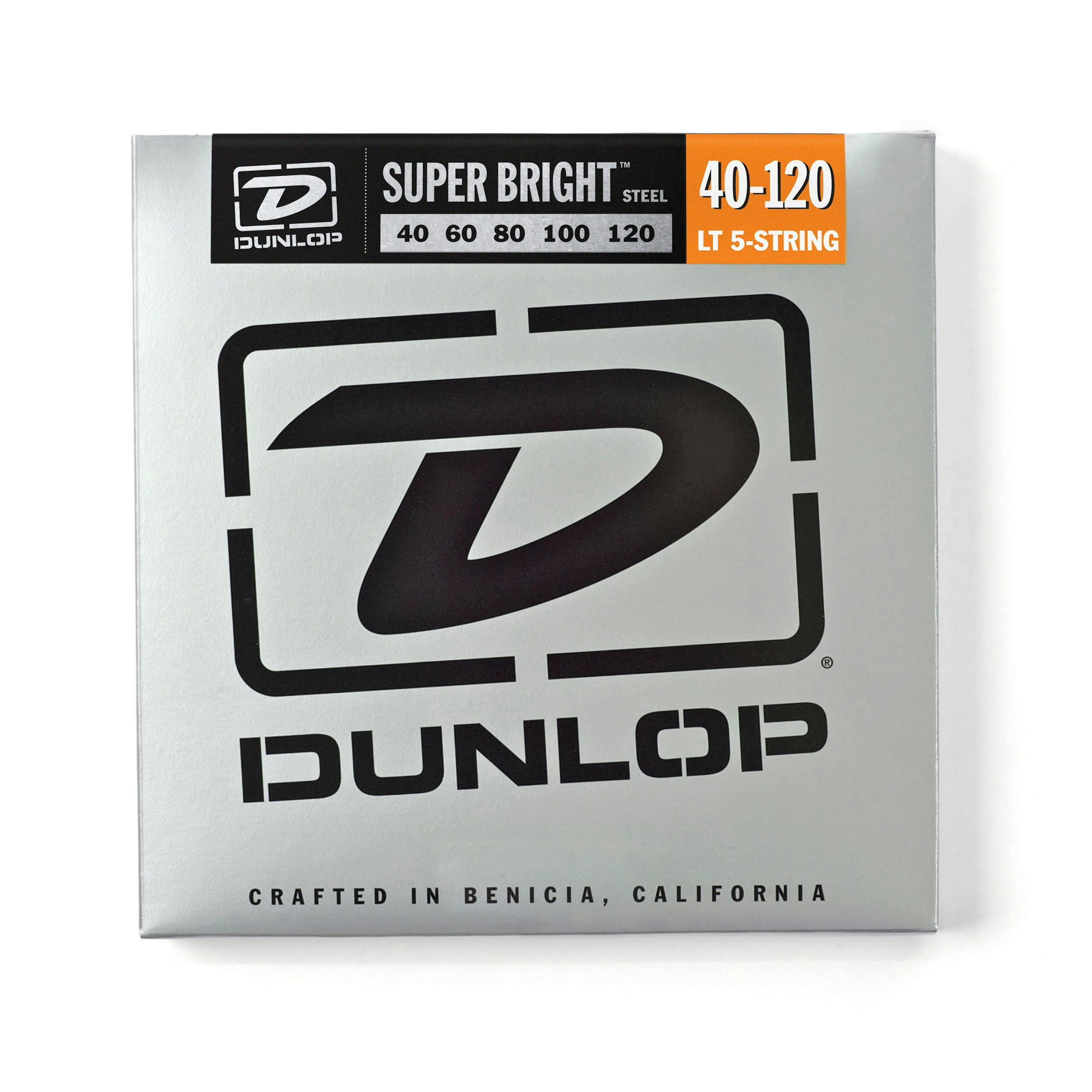 Jim Dunlop Bass Super Bright Stainless 5 String 40-120 Set in stock