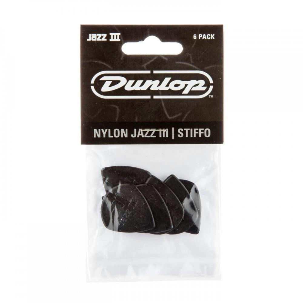 Jim Dunlop Jazz III JD47P3S Nylon Picks 6-pack in stock