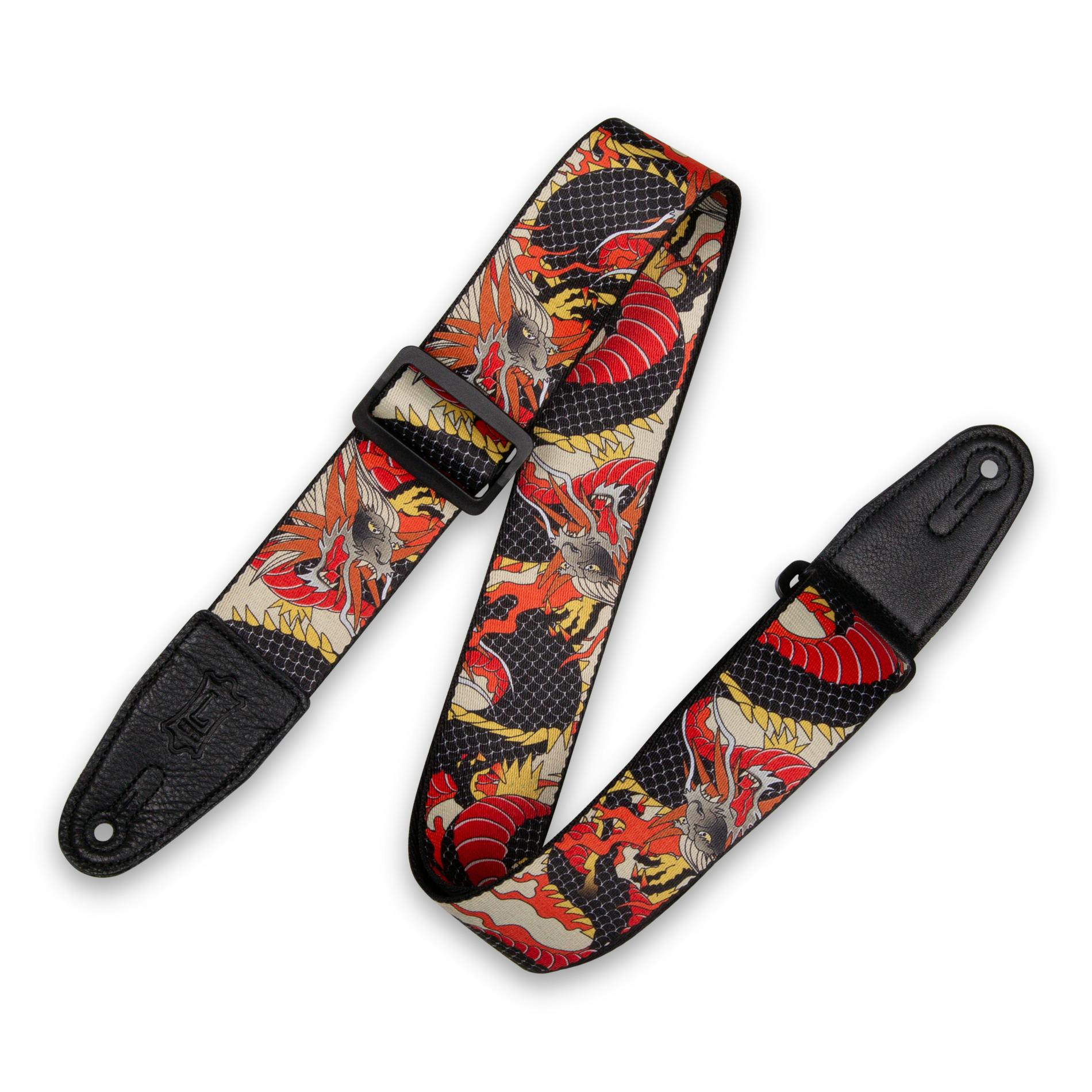 Levy's Prints Polyester 2inch Japanese Dragon in stock