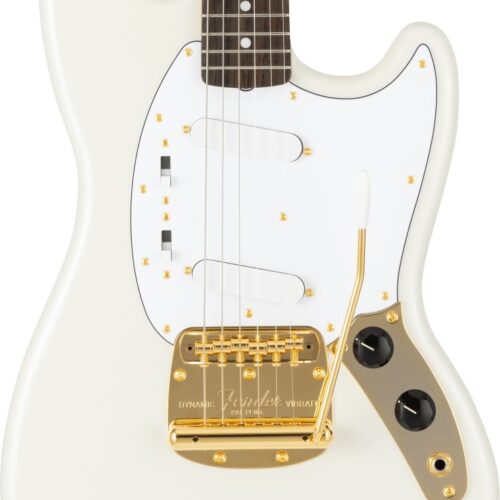 Fender Made in Japan Traditional 2025 Collection 60s Mustang in White Pearl in stock