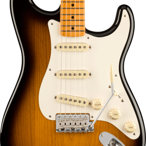 Fender American Vintage II 1957 Stratocaster Electric Guitar in 2 Colour Sunburst in stock