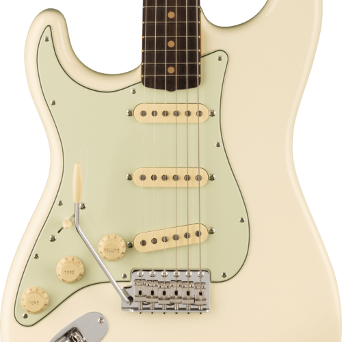 Fender American Vintage II 1961 Stratocaster Left Handed Electric Guitar in Olympic White in stock