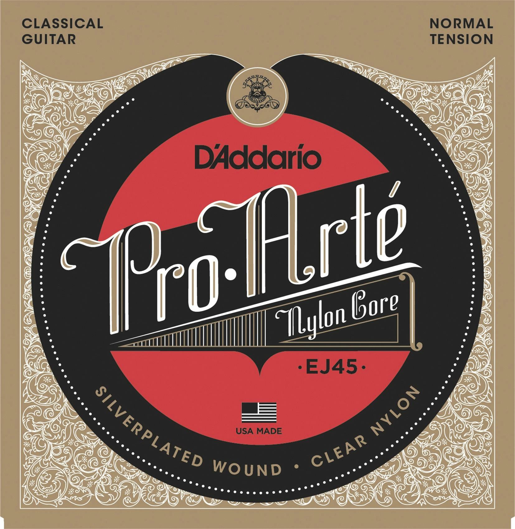 D'addario Pro-Arte Laser Medium tension classical nylon strings in stock