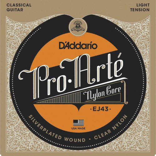 D'addario Pro-Arte Laser selected Light tension classical nylon strings in stock