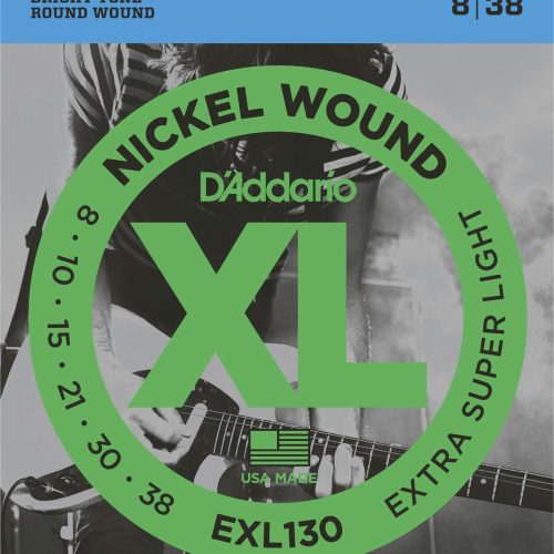 D'Addario XL Set 8-38 Gauge Strings in stock