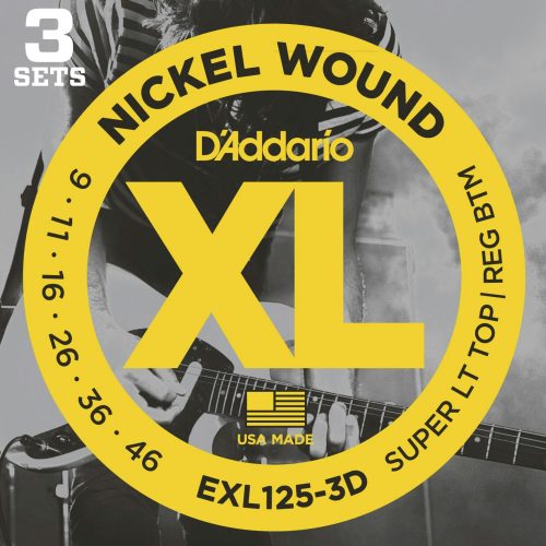D'Addario XL 9-46 3 Pack in stock
