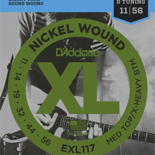 D'addario XL 11-56 Medium Top/Extra Heavy Bottom in stock