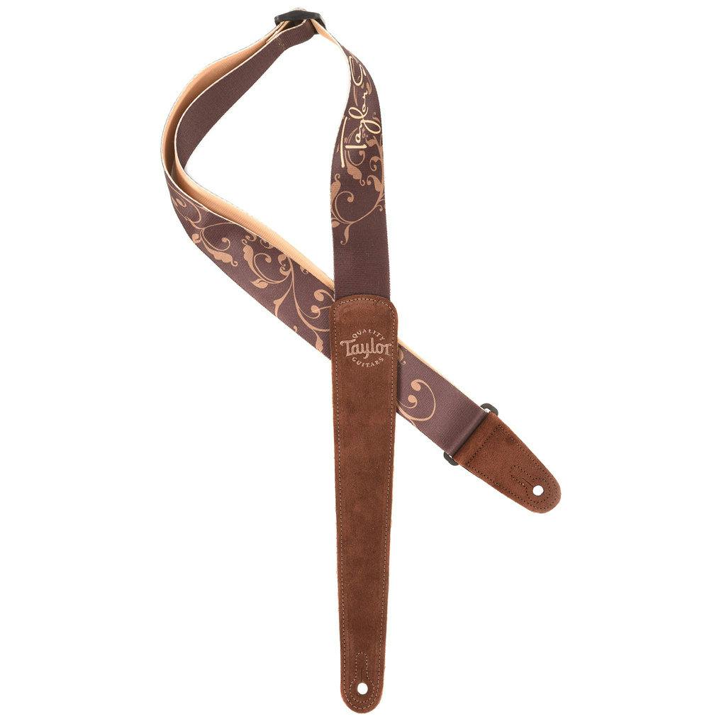 Taylor 'Taylor Swift' Signature Guitar Strap in Brown in stock