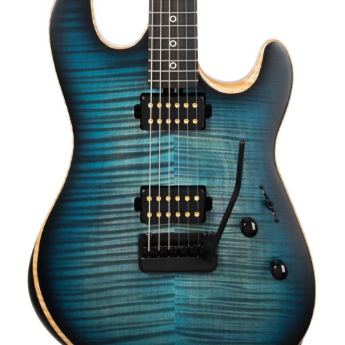 Music Man Sabre Guitar HH - 6 String - Rabea Massaad Carian Burst  - Ebony - No Pickguard - Black Hardware in stock