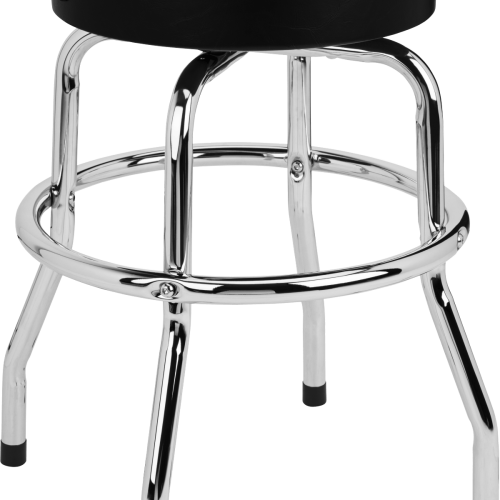 Fender Spaghetti Logo Pick Pouch 24" Barstool in Black Chrome in stock