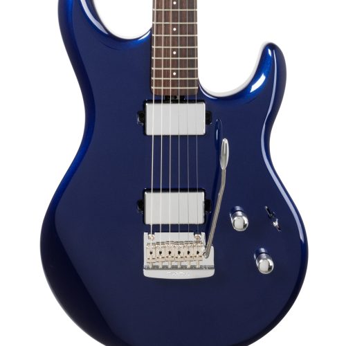 Music Man Luke 4 HH Electric Guitar in Butane Blue in stock