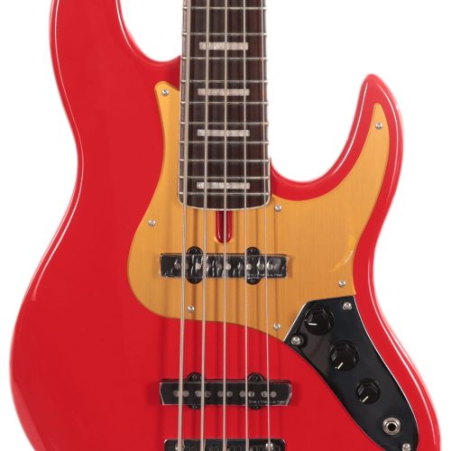 B Stock : Sire Marcus Miller V5 24 Fret 5-String Bass Guitar in Dakota Red 001 in stock
