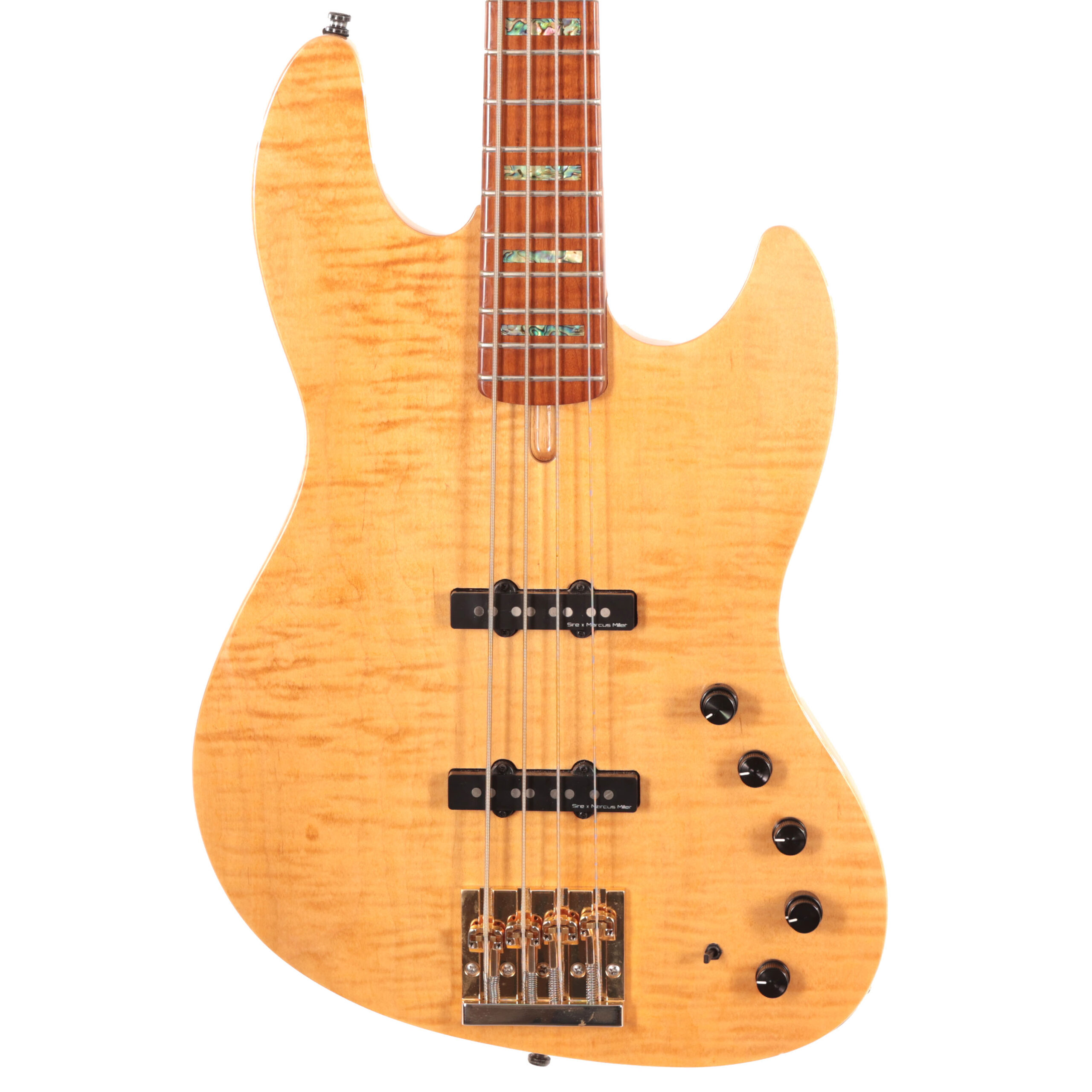 B Stock : Sire Marcus Miller V10dx Swamp Ash 4-String Bass Guitar in Natural 004 in stock