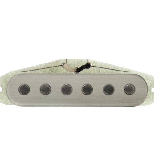 Bare Knuckle Mother's Milk Strat Middle Pickup with Brushed Nickel Metal Cover in stock