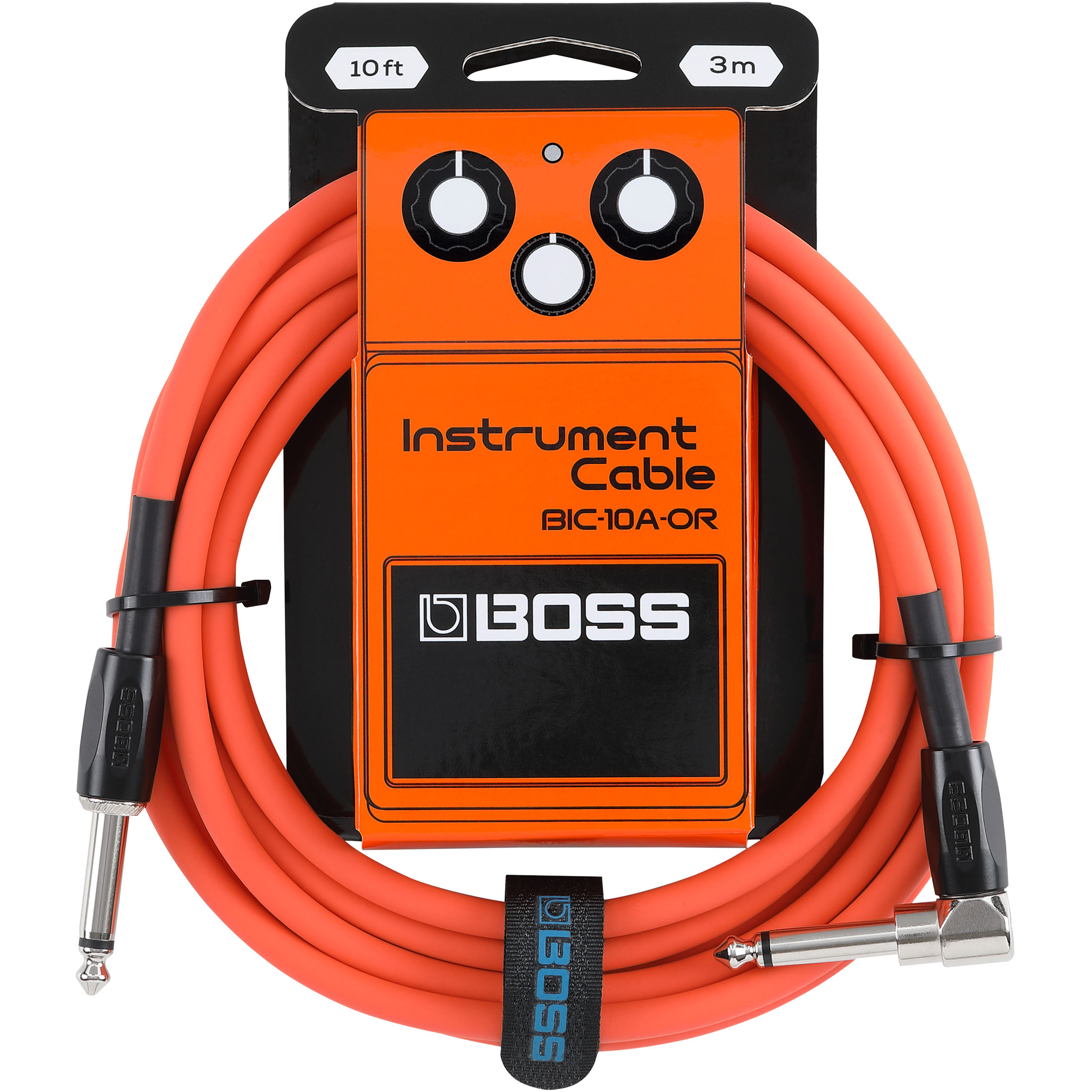 Boss BIC-10A Instrument Cable 10 ft in Orange in stock