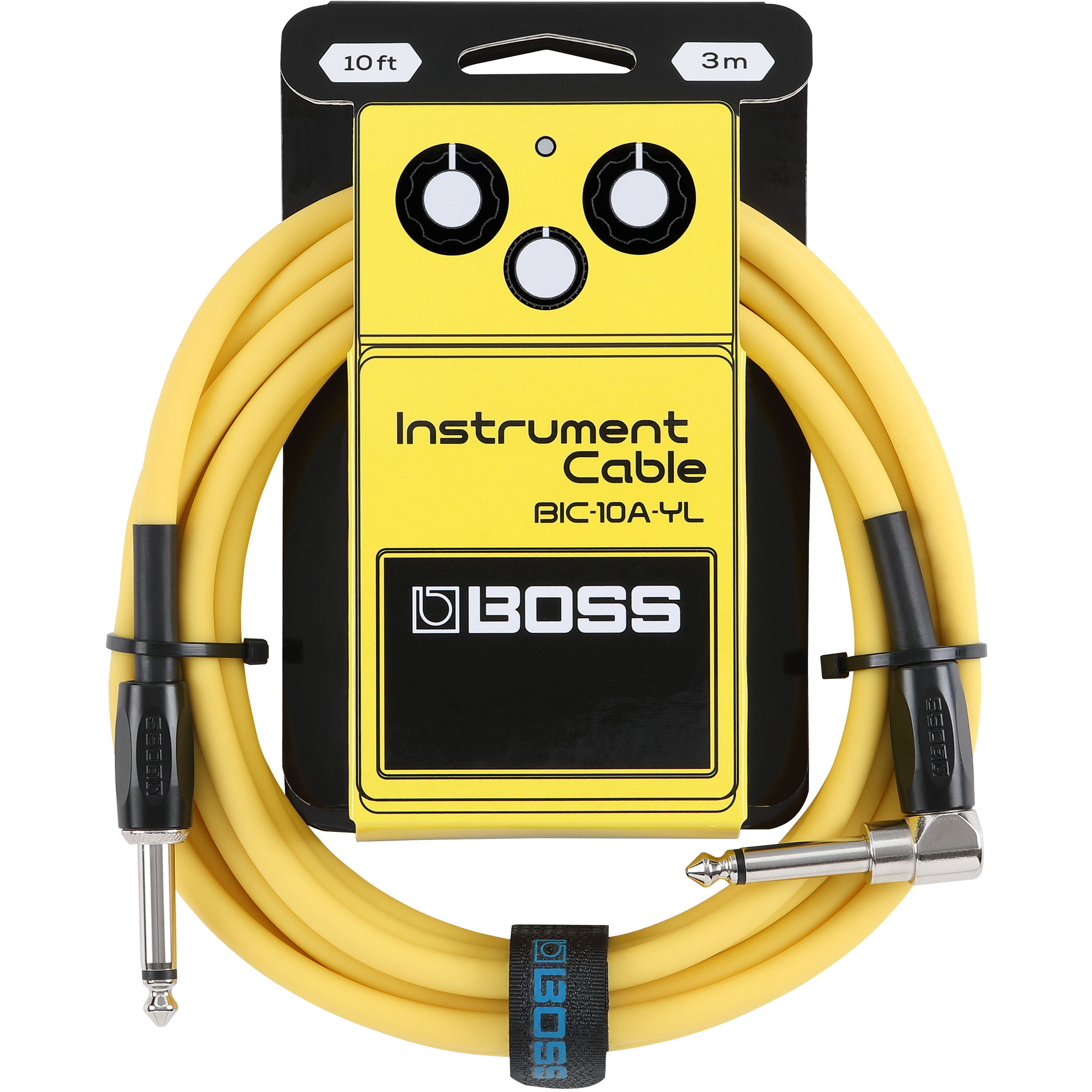 Boss BIC-10A Instrument Cable 10 ft in Yellow in stock