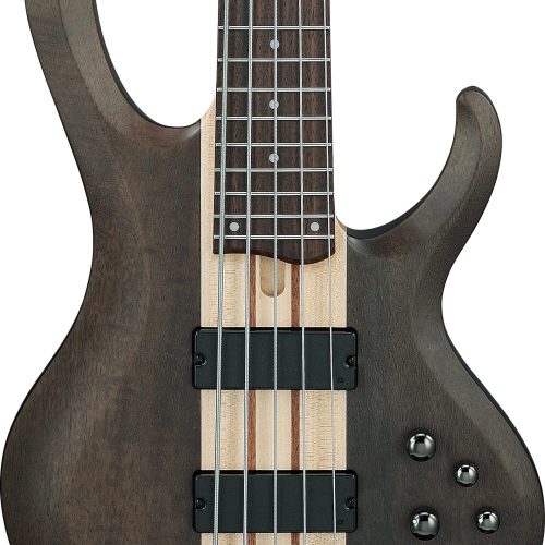 Ibanez BTB605-TGF BTB Series 5-String Bass Guitar in Transparent Grey Flat in stock