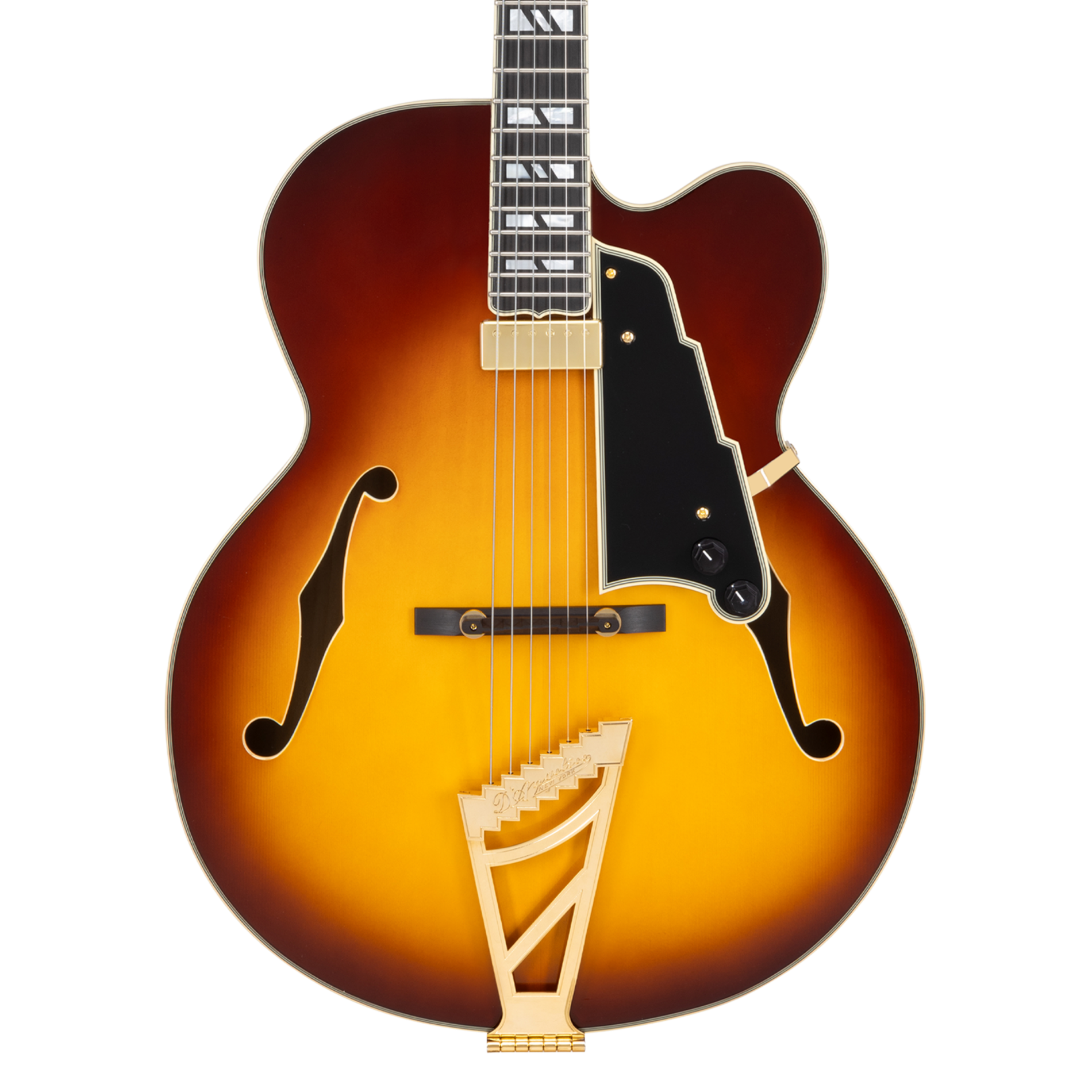 D'angelico Excel EXL-1 Floating Mini Humbucker in Dark Ice Tea Burst in stock