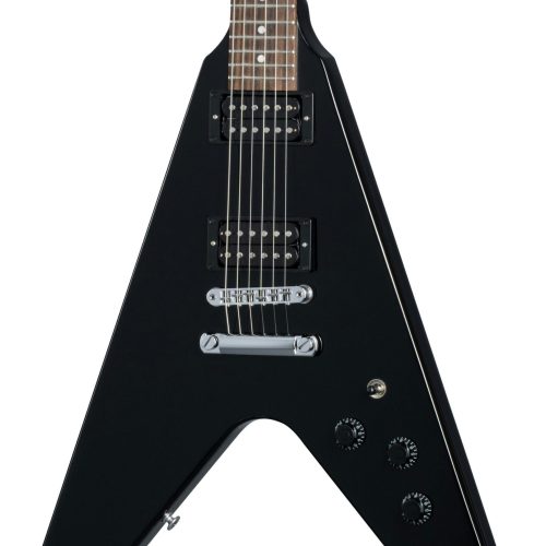 Gibson USA '80s Flying V Electric Guitar in Ebony in stock