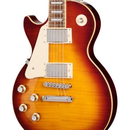 Epiphone Left-Handed Les Paul Standard 60s Figured in Iced Tea Burst in stock
