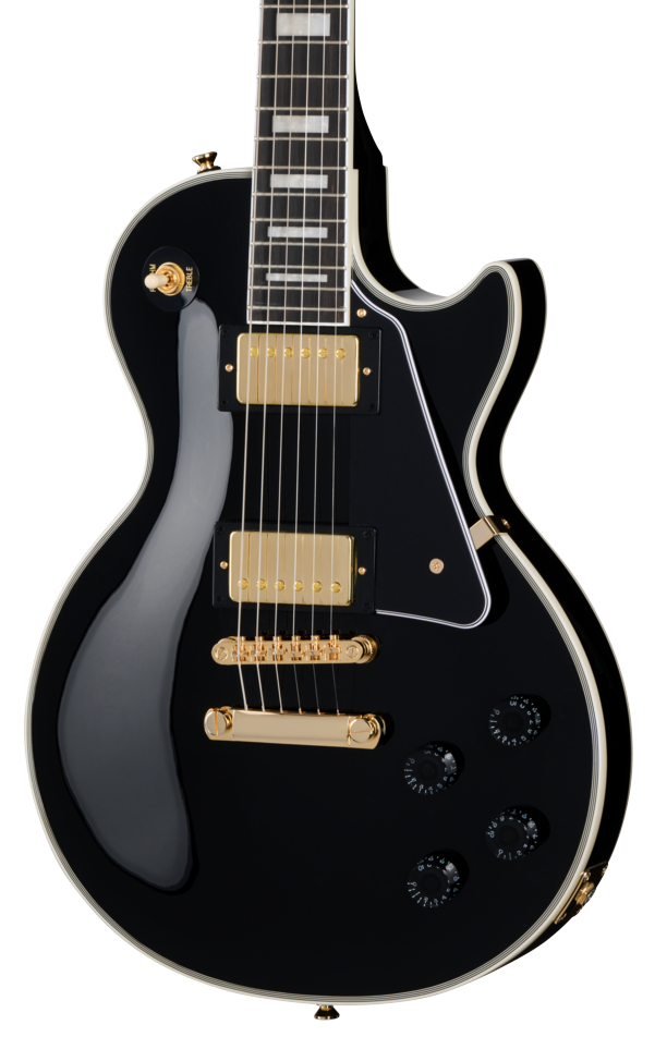 Epiphone Les Paul Custom in Ebony in stock - Image 1