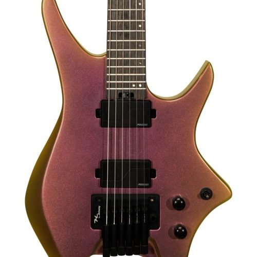 HILS HN6 Next Series Headless Electric Guitar in Ultra Gold Chameleon in stock
