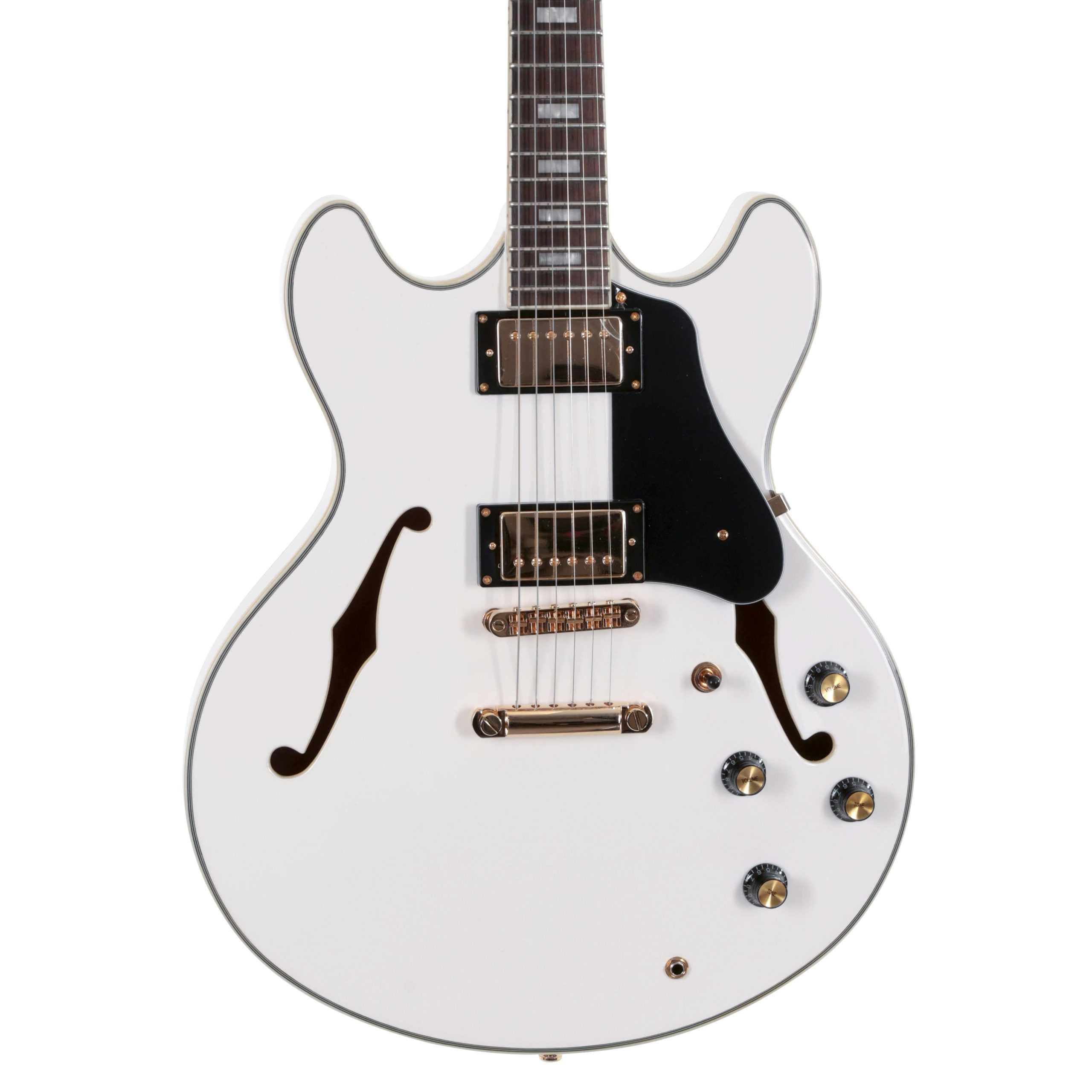 Sire Larry Carlton H7 Semi-Hollow Electric Guitar in White in stock