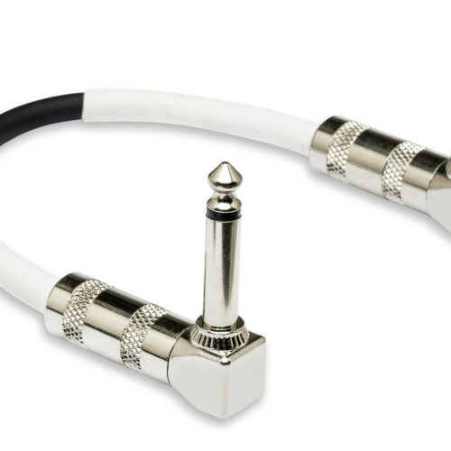 Hosa Pro Guitar Patch Cable, Right-angle to Same, 6 in in stock