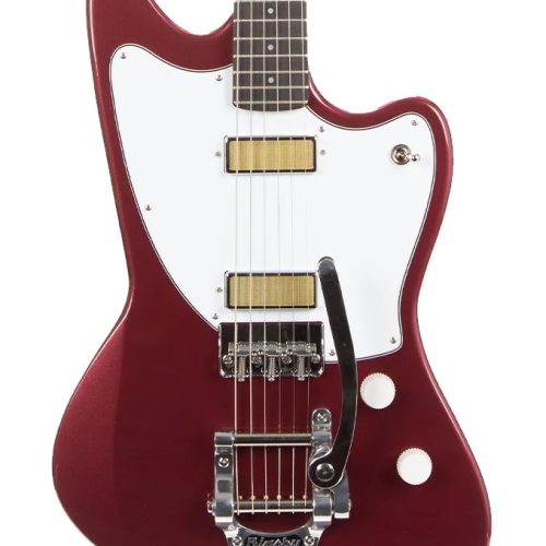 Harmony Standard Silhouette Electric Guitar in Burgundy with Bigsby in stock
