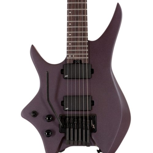 Hils NEXT HN5 Left Handed Electric Guitar in Satin Metallic Deep Purple in stock