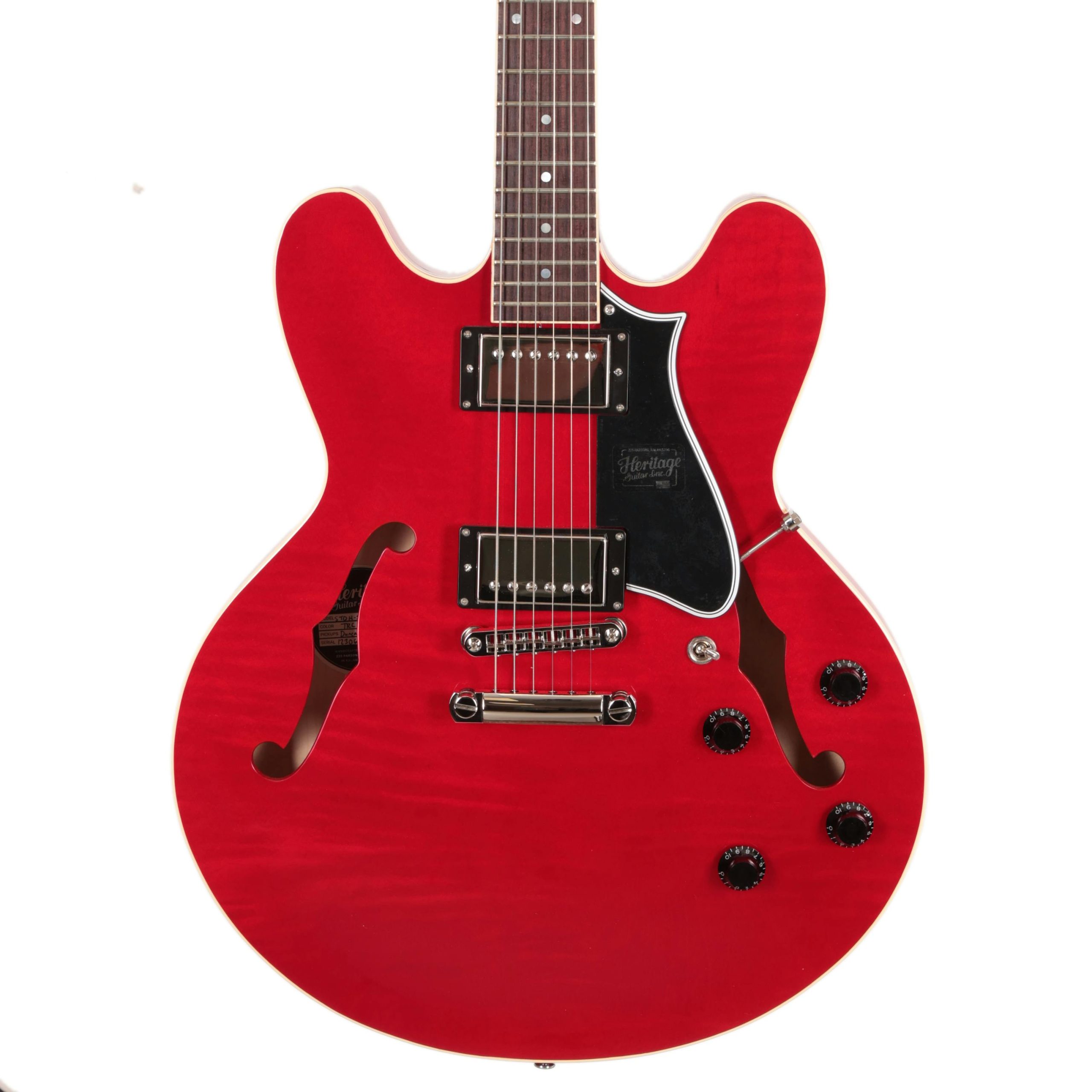 Heritage Standard Collection H-535 Semi-Hollow Electric Guitar in Trans Cherry in stock