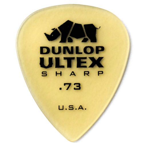 Dunlop Ultex Sharp 0.73mm Pick - Pack of 6 in stock